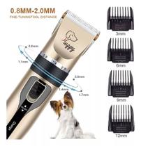 Kit Maquina de Tosa Tosquiadeira Para Cachorro Gato Recarregável Pet - GROOMING HAIR CLIPPER