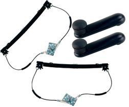 Kit MÁQuina De Vidro Diant + Manivelas Palio 2p 96 A 99