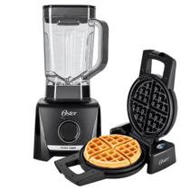 Kit Máquina de Waffle e Liquidificador Full 3,2L Oster