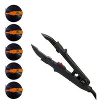 Kit Maquina Extensão Capilar Reta E 5 Colas Keratin Fix Kit Maquina Extensão Capilar Reta E 5 Colas Keratin Fix