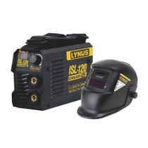 Kit Máquina Inversora Solda Serralheiro TIG/MMA 100A 220V + Máscara Solda MSL-3500 KISL-120 LYNUS