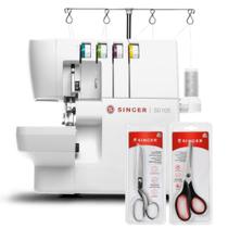 Kit Máquina Overloque S0105 + Tesoura 10" Tecido e Tesoura Multiuso Preta Kit Máquina Overloque S0105 + Tesoura 10" Tecido e Tesoura Multiuso Preta