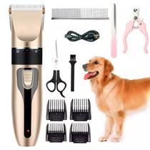 Kit Maquina Para Tosar Profissional pets Silenciosa