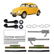 Kit Maquina Suporte Vidro Canaleta Pestana Fusca 1978 A 1996 Kit Maquina Suporte Vidro Canaleta Pestana Fusca 1978 A 1996