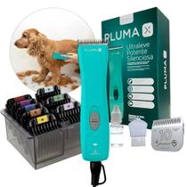 Kit Maquina Tosa Pluma + 8 Adaptadores Profissional Propetz