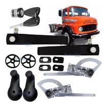 Kit Maquina Vidro + Maçanetas Caminhão 1113 1313 1513 1929 1959 2213