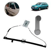 Kit Maquina Vidro Manivela Fiesta 1996 a 2003 2P Dir Manual