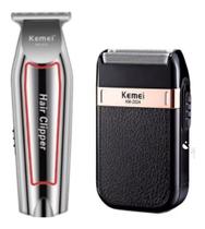 Kit Maquinas Corte Cabelo Barba Kemei 032 Shaver Kemei 2024