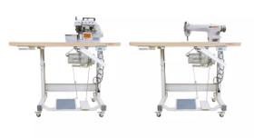 KIT Máquinas de Costura Industriais Reta + Overlock, Completas - Gemsy