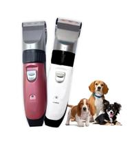 Kit Maquininha De Tosa Profissional Cães Pet Clipper