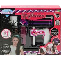 Kit Maquininha de Trança para Cabelo com Acessorios BBR TOYS