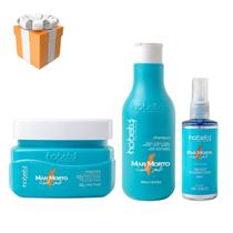 Kit Mar Morto Hobety Home Care Shampoo+Máscara+Finalizador Kit Mar Morto Hobety Home Care Shampoo+Máscara+Finalizador