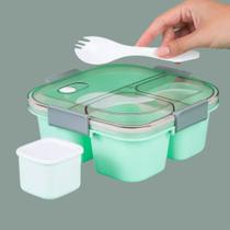 Kit Maramiteira com 3 Compartimentos e Talher 1200ml Sortida