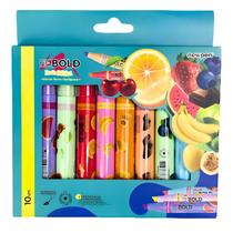 Kit Marca Texto Be Bold Fruit Edition - 10 Cores - Newpen Kit Marca Texto Be Bold Fruit Edition - 10 Cores - Newpen