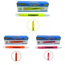 Kit Marca Texto Caneta Gel Amarelo Laranja Rosa 18 Unidades Kit Marca Texto Caneta Gel Amarelo Laranja Rosa 18 Unidades