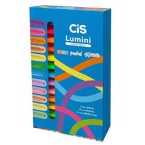 Kit Marca Texto com 24 Cores Neon Pastel e Metálicas CIS