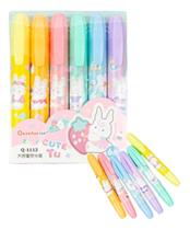 Kit Marca Texto Com 6 Caneta Jumbo Coelho Escolha!!!!!