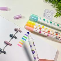 Kit Marca Texto com Cheirinho e com Ponta Dupla - 6 cores Kit Marca Texto com Cheirinho e com Ponta Dupla - 6 cores