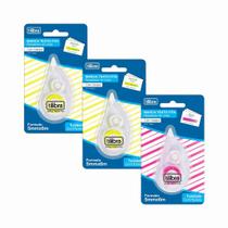 Kit Marca Texto Em Fita c/ 3 Unidades Tilibra Kit Marca Texto Em Fita c/ 3 Unidades Tilibra