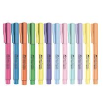 Kit Marca Texto FABER-CASTELL Grifpen com 12 Unids (6 Normais + 6 Pastel)