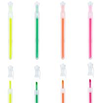 Kit Marca Texto Fluorescente Transparente 4 Cores Brw Kit Marca Texto Fluorescente Transparente 4 Cores Brw