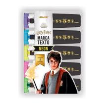 Kit Marca Texto Harry Potter 94148 5 Cores Neon - Leo& Kit Marca Texto Harry Potter 94148 5 Cores Neon - Leo&