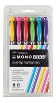 Kit Marca Texto Mono Edge C/6 Cores Tombow