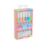 Kit Marca Texto Soft Tend Cores Pastéis e Neon Escrita Super Macia Oasis 6 un - Göller