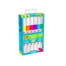 Kit Marca Texto Soft Tend Cores Pastéis e Neon Escrita Super Macia Oasis 6 un - Göller