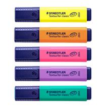Kit Marca Texto Staedtler Textsurfer Classic Com 5 Cores