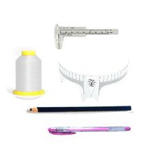 Kit marcação Sobrancelha paquímetro/lápis/caneta/régua/linha Kit marcação Sobrancelha paquímetro/lápis/caneta/régua/linha