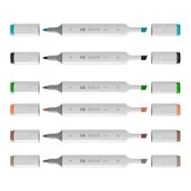 Kit Marcador Artistico Graf Duo Cis Escolha As Cores