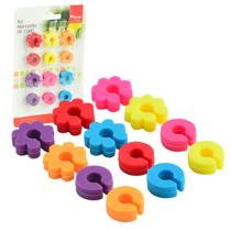 Kit Marcador de Taças e Copos 12 Marcadores Coloridos Kit Marcador de Taças e Copos 12 Marcadores Coloridos