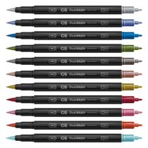Kit Marcador Dual Brush Aquarelavel Cis Escolha As Cores
