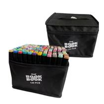 Kit Marcador Duplo Artístico 120 Cores para Colorir