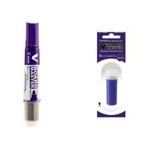 Kit Marcador Para Quadro Branco + Refil Pilot V-board Master Violeta Kit Marcador Para Quadro Branco + Refil Pilot V-board Master Violeta