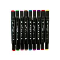 Kit Marcador Permanente 2 Pontas Bismark Escolha As Cores Kit Marcador Permanente 2 Pontas Bismark Escolha As Cores