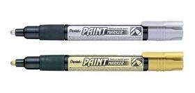 Kit Marcador PRATA e OURO Pentel Permanente Paint Marker - MMP20 - ZO/XO