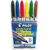Kit Marcador Retro Projetor 2.0 c/6 cores - Pilot - Kit Marcador Retro Projetor 2.0 c/6 cores - Pilot -