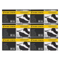 Kit marco boni 6 caixas de luva g preta com 20 unidades cada Kit marco boni 6 caixas de luva g preta com 20 unidades cada