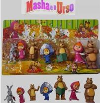 kit Marha e Uso.Aventura em Família Com 7 Adoráveis Bonecos