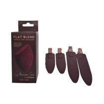 Kit Mariana Saad Esponja Flat Blend + Hair Clips de Cabelo