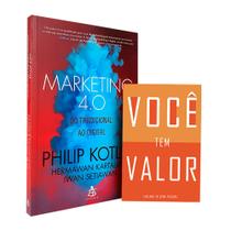 Kit Marketing 4.0 + Você tem Valor - Editora Sextante