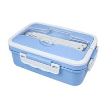 Kit Marmita com Talheres Azul Evo Kit Marmita com Talheres Azul Evo