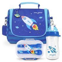 Kit Marmita Infantil Termica 3 peças Coleção Pimpolhos Escolar Kids