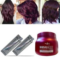 Kit Marsala 02 Coloração Nº 66.26 e Mascara 250g Mairibel Kit Marsala 02 Coloração Nº 66.26 e Mascara 250g Mairibel