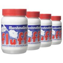 Kit Marshmallow De Colher Fluff, 4 Potes Kit Marshmallow De Colher Fluff, 4 Potes