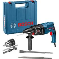 Kit Martelete Furadeira Bosch Gbh 2-24 D Com Acessórios 220v