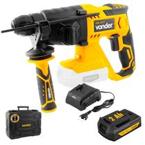 Kit Martelete Perfurado 1,8j Vonder SDS Plus + Rompedor Com Bateria 2Ah e Carregador + Maleta Kit Martelete Perfurado 1,8j Vonder SDS Plus + Rompedor Com Bateria 2Ah e Carregador + Maleta