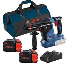 Kit Martelete Rompedor Bosch Gbh 187-li Com 2 Baterias 12ah Neutra 18v 0-980